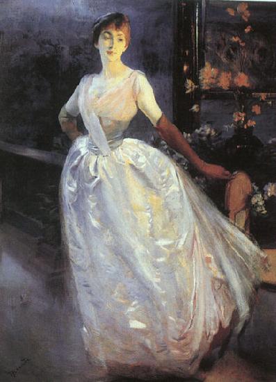 Paul-Albert Besnard Portrait of Madame Roger Jourdain oil painting image